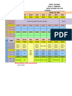 Roster Pelajaran 6 Jul-Des 2023