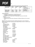 Project Two. Process Financial Transactions and Prepare Financial The Accounts in The Ledger of