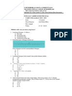 Soal Pas Matematika Fix 2022