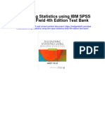 Instant Download Discovering Statistics Using Ibm Spss Statistics Field 4th Edition Test Bank PDF Scribd
