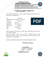 Surat Keterangan Aktif Yatim BPD