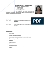 CV Kimberly Córdova Rodríguez