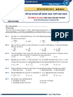 (Thầy Dĩ Thâm) Đề Thi Thử Mô Phỏng Đề Minh Họa THPT QG 2024