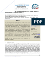 The Effect of Electrical Current Strength and DCEN Polarity On SMAW Welding Results in Butt Joint Position 1G (OK)