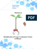 Maunual On Large Cardamom Variety Identification in Bhutan