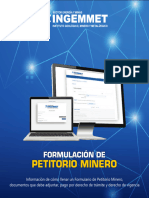 Formulación de Petitorio Minero