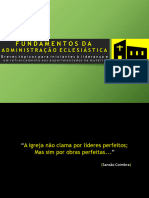Fundamentos Da Administração Eclesiástica - Sansão Coimbra