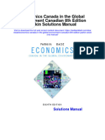 Instant Download Economics Canada in The Global Environment Canadian 8th Edition Parkin Solutions Manual PDF Scribd