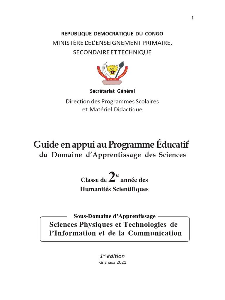 Guide des Sciences Physiques 2e Humanités | PDF | Fusion (physique ...