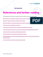 References - Teaching With Minimal Resources