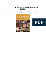 Full Download Test Bank For Food and Culture 6th Edition PDF Free