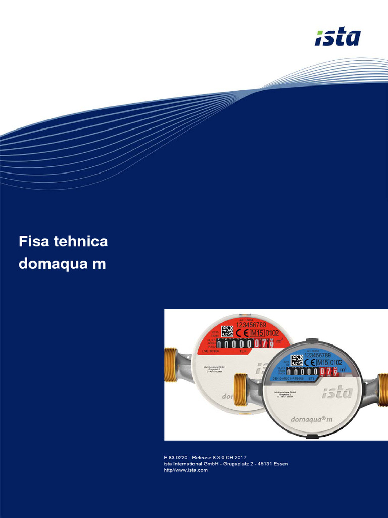 Fisa Tehnica Domaqua M RO MID | PDF