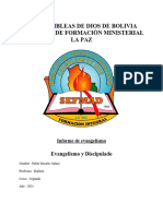 Las Asambleas de Dios de Bolivia Seminario de Formación Ministerial La Paz