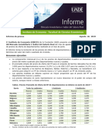 (19-08) Informe de Precios Inmobiliaios y Salarios - UADE (Junio)