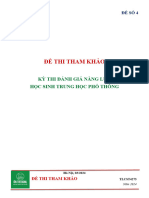 Đề thi thử Đánh Giá Năng Lực 2024 - ĐHQG Hà Nội - Đề 4