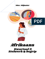Graad 8 Afrikaans Kwartaal 3 Stelwerk en Begrip 1