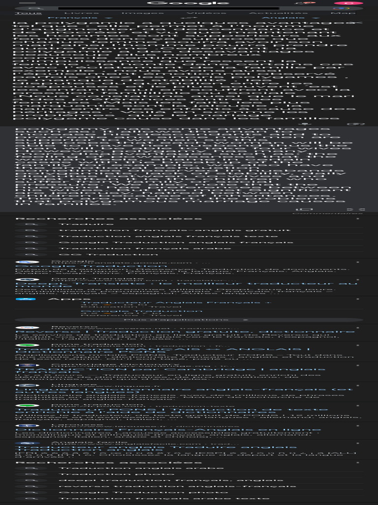 TRADUCTION FRANCAIS ANGLAIS GOOGLE SEARCH visual data 8