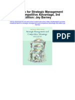 Instant Download Test Bank For Strategic Management and Competitive Advantage 3rd Edition Jay Barney PDF Scribd
