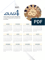 Calendário A4 2024 para Empresa Com Foto Básico