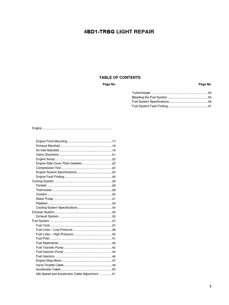 Diesel Engine Repair Guide | PDF | Internal Combustion Engine | Throttle