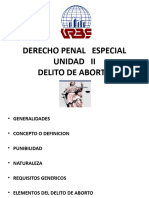 Derecho Penal Especial El Aborto