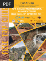 WP-E Geohazard and Environmental Management of Mines: Kigali, Rwanda, 19 - 25 November 2023