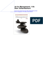 Instant download Test Bank for Management 11th Edition Schermerhorn pdf ebook