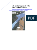 Instant Download Test Bank For Management 10th Edition Ricky W Griffin PDF Ebook