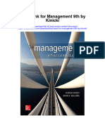 Instant Download Test Bank For Management 9th by Kinicki PDF Ebook