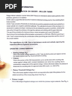 G.M. Counter: Principles and Applications | PDF | Radiation ...