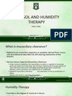 Aerosol and Humidity Therapy 2