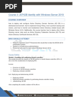 Course 3 - 20742B Identity With Windows Server 2016
