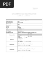 Borang Tuntutan Perjalanan Pegawai Kerajaan