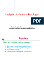 4.analysis of Network Topologies