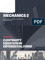 Notes 5 (2023) Continuity Equation in Differential Form