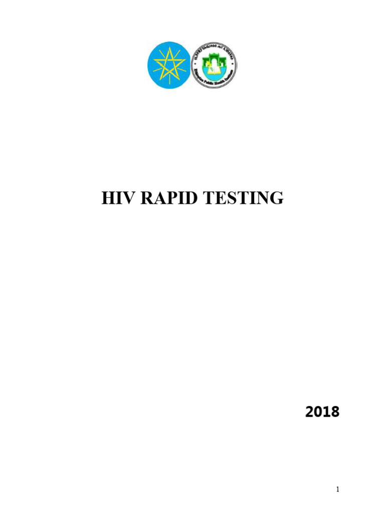 Final Participant Manual | PDF | Diagnosis Of Hiv/Aids | Clinical Medicine