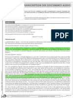 Exemple 2 Sujet Delf b2 Junior Document Surveillant Transcription Document Audio