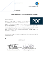 Carta de Solicitud