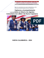 Plan de Vigilancia y Acompañamiento Comunitario en Salud A Los Agentes Comunitario de La Meta 4 de Nueva Cajamarca