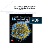 Instant Download Test Bank For Talaros Foundations in Microbiology 11th Edition Barry Chess PDF Scribd