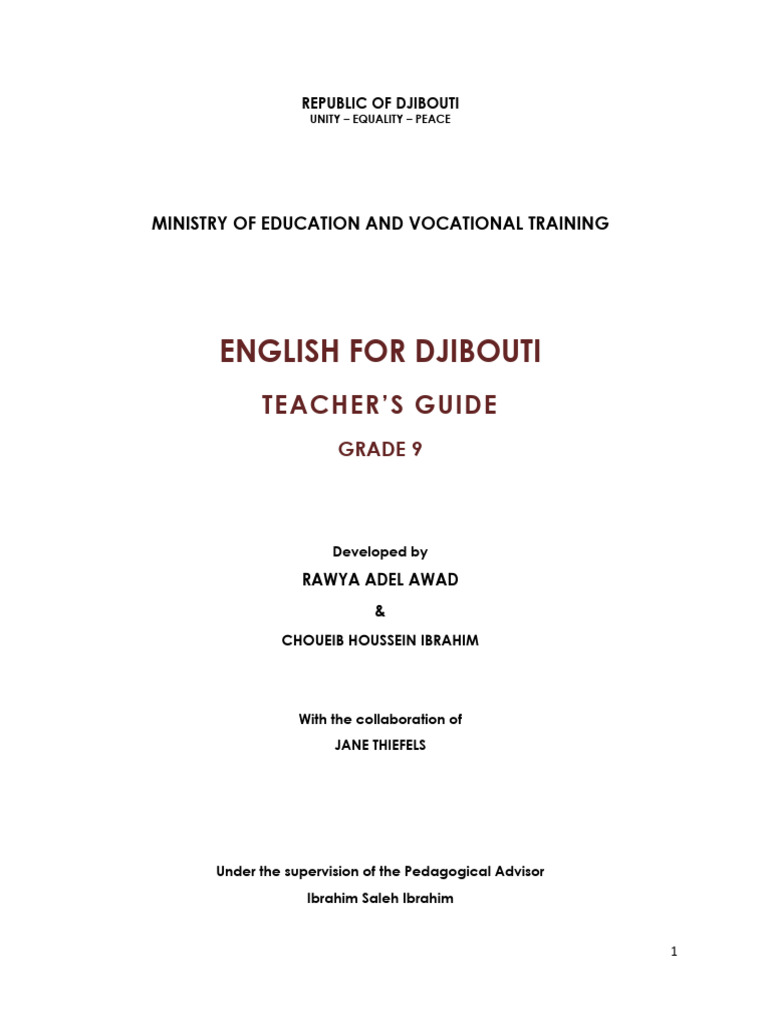 Teacher S Guide 9th Grade Pdf Stress Linguistics Teachers