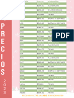 Lista de Precios Diciembre 2023