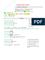 Formulaire Chimie 