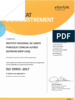 Certificat IRSP-CAQ 2021