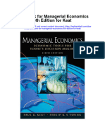 Instant Download Test Bank For Managerial Economics 6th Edition For Keat PDF Ebook
