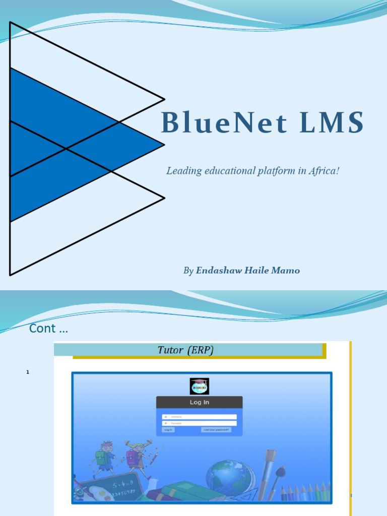 BlueNet Digital School ERP Overview | PDF