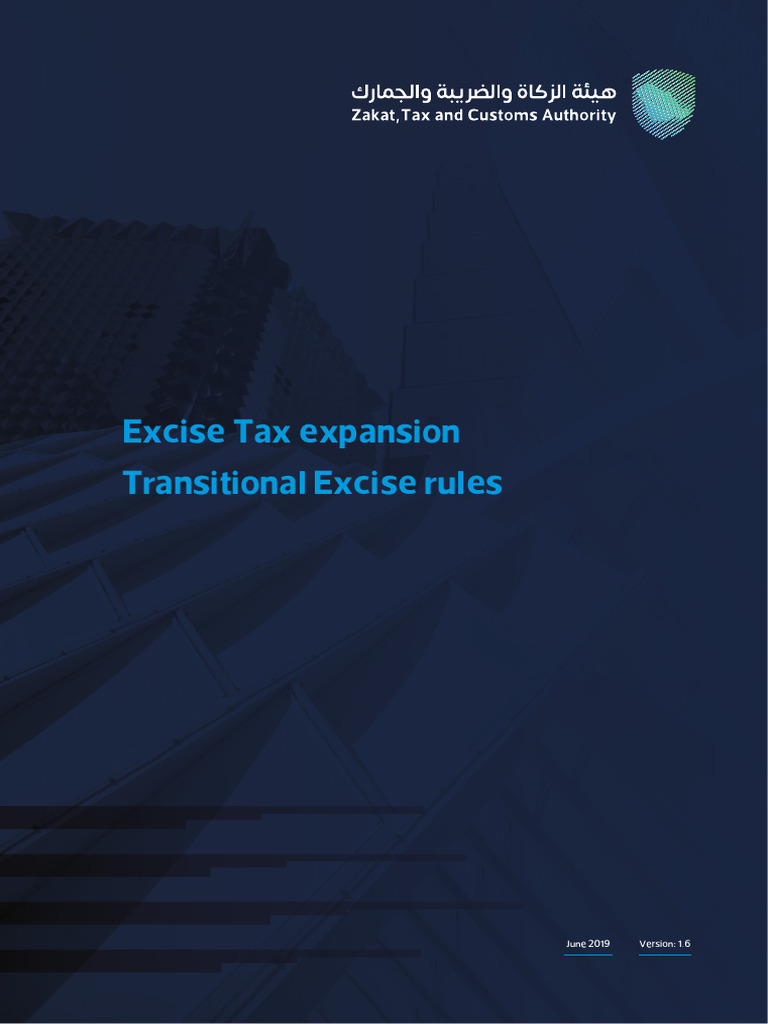 Saudi Excise Tax Guide Overview | PDF | Taxes | Taxation