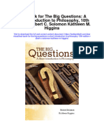 Instant Download Test Bank For The Big Questions A Short Introduction To Philosophy 10th Edition Robert C Solomon Kathleen M Higgins PDF Scribd