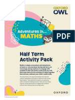 Half Term Adventures in Maths Activity Pack