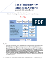 Adoption of Industry 40 Technologies in Airports